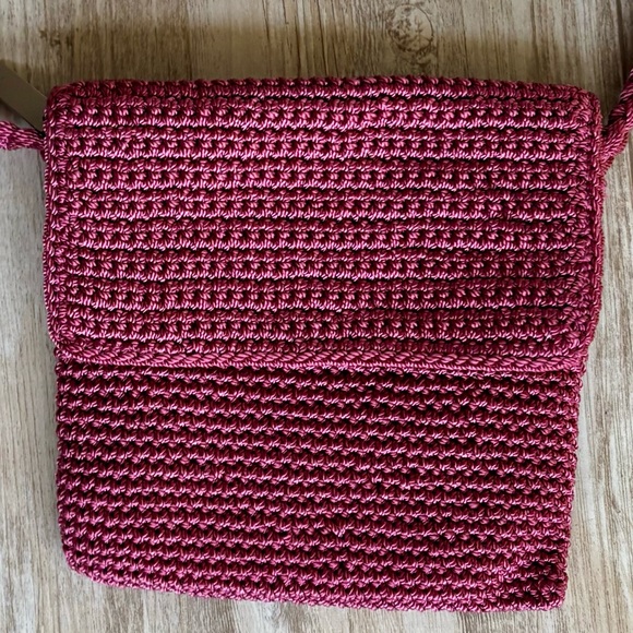 The Sak Mini Crossbody Bag Berry Pink Excellent - Picture 3 of 7